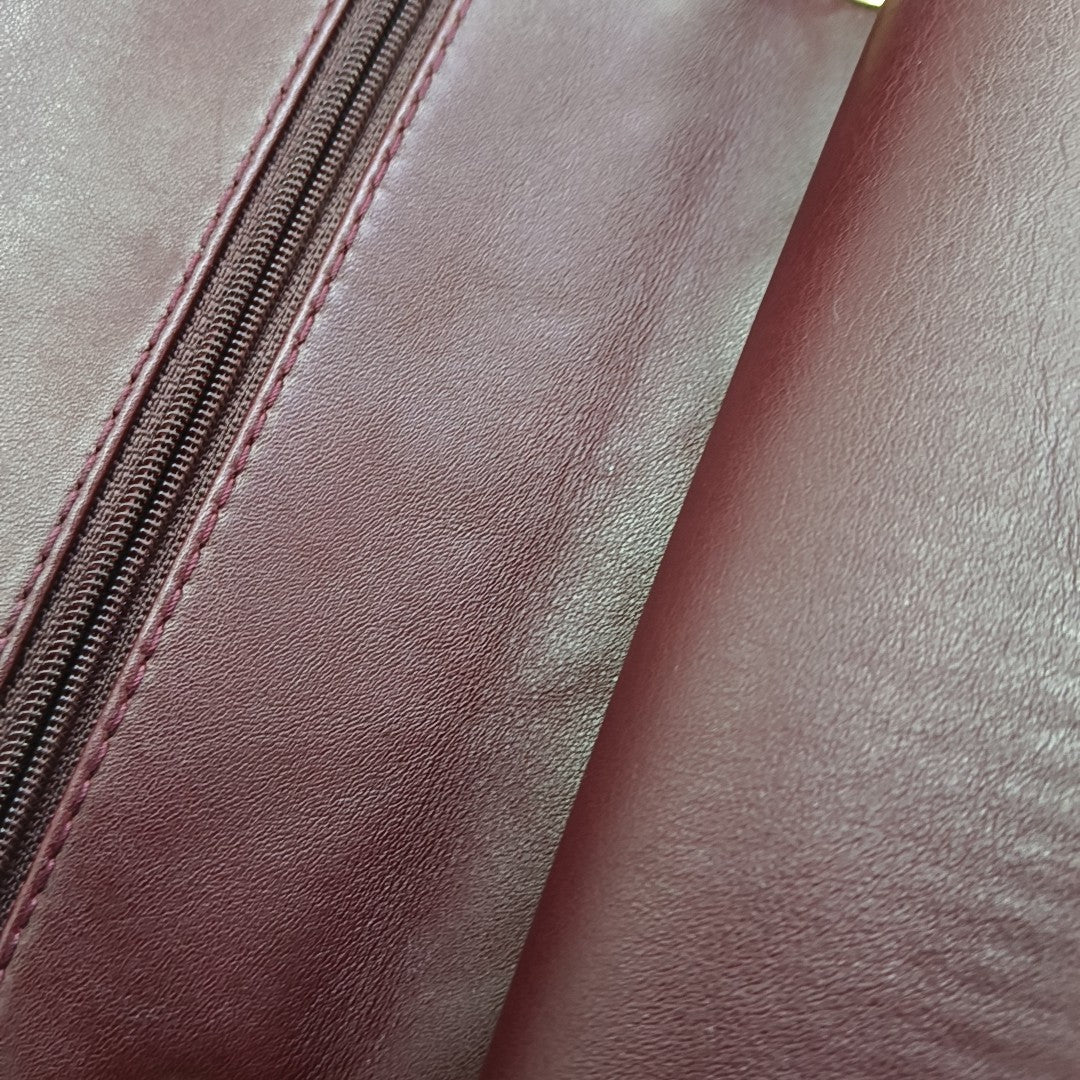 2.55 225 (small) Quilted Patent Leather Red