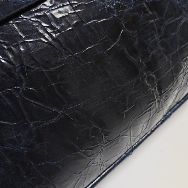 Quilted Calfskin Shoulder Bag Blue
