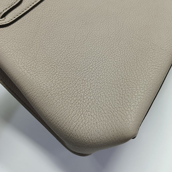 Calfskin Shoulder Bag Beige