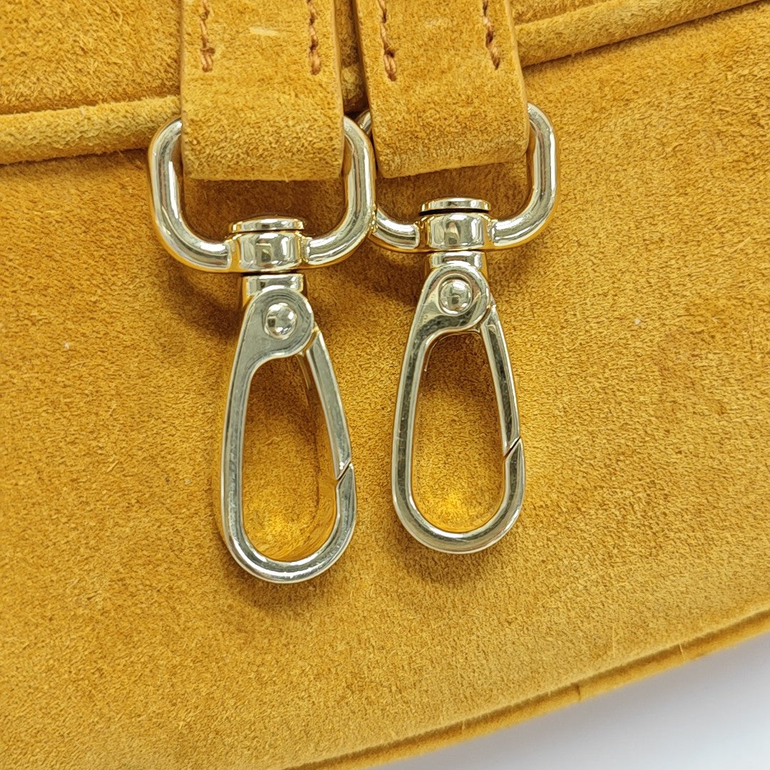 Arcadie Small Suede Yellow