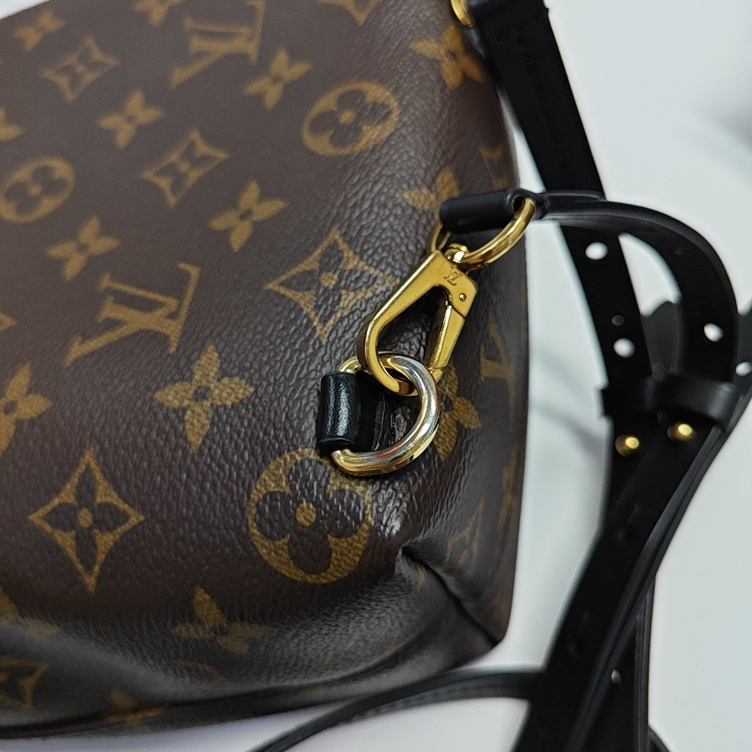 MONTSOURIS BB Monogram Coated Canvas Brown