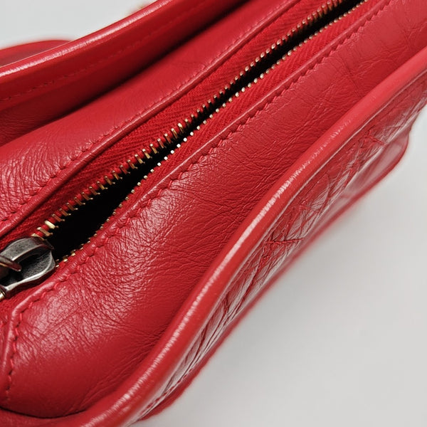 Authenticated pre-owned  GABRIELLE Small Quilted Calfskin Red - Shoulder Bag at Looply