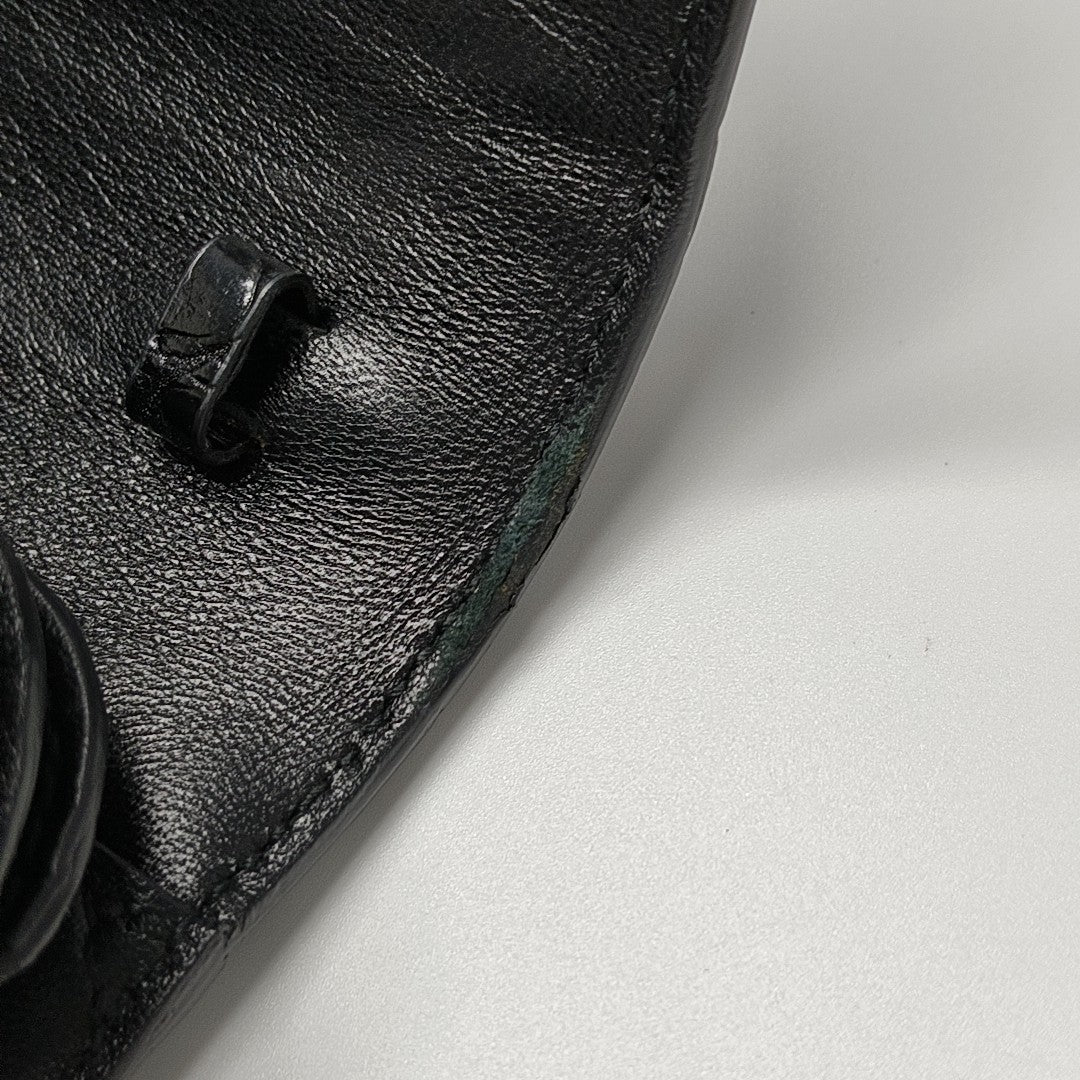 B. Small Calfskin Black