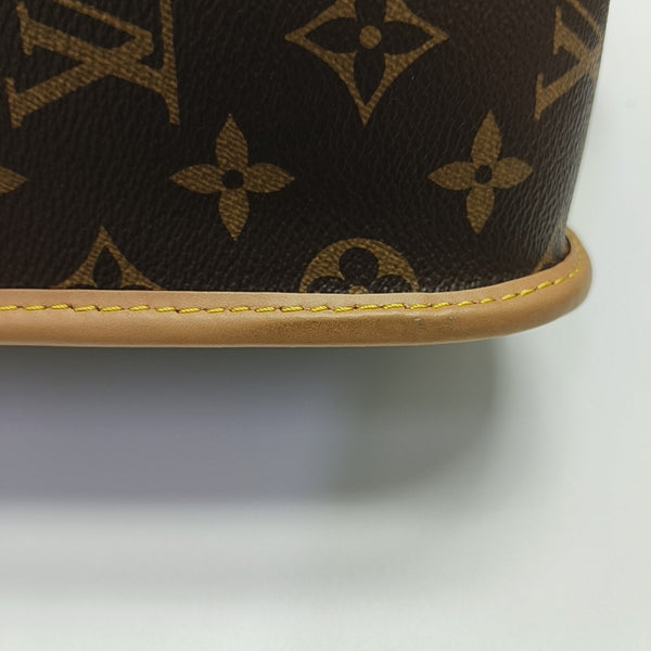 DIANE Monogram Coated Canvas Brown