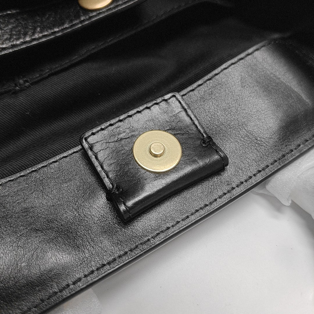 Canvas Shoulder Bag Black