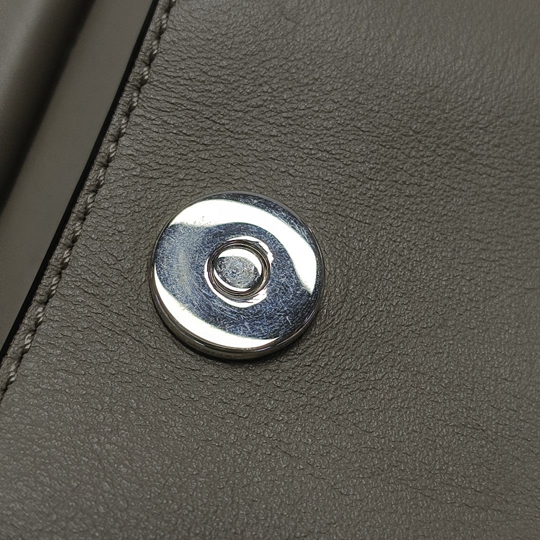 Faye Small Calfskin Gray