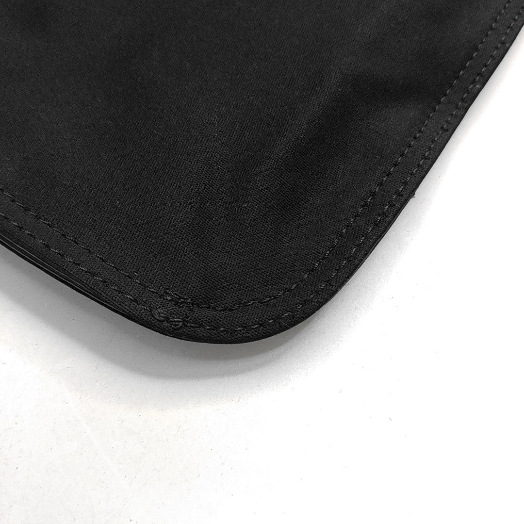 Fabric Shoulder Bag Black