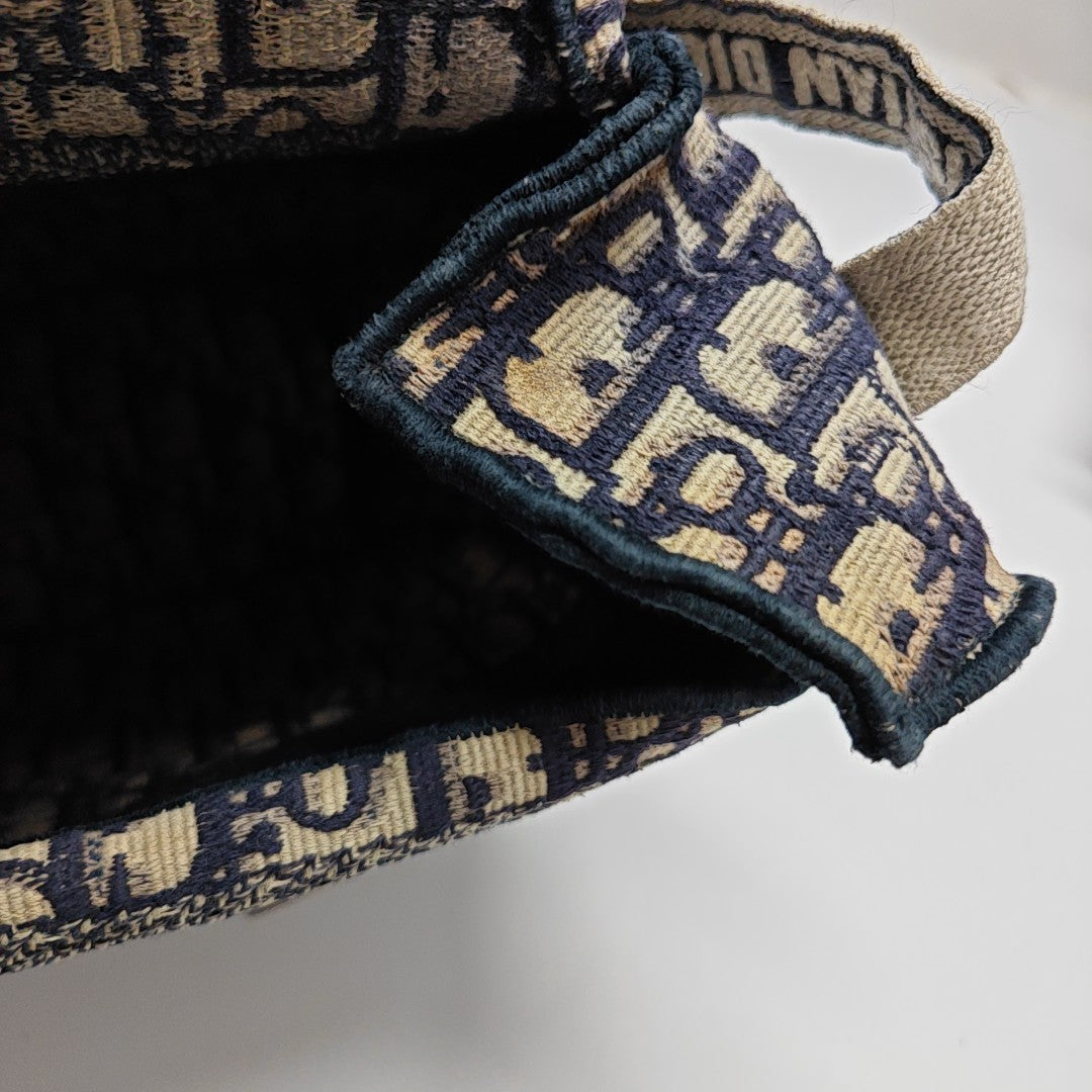 Diorcamp Large Oblique Canvas Blue