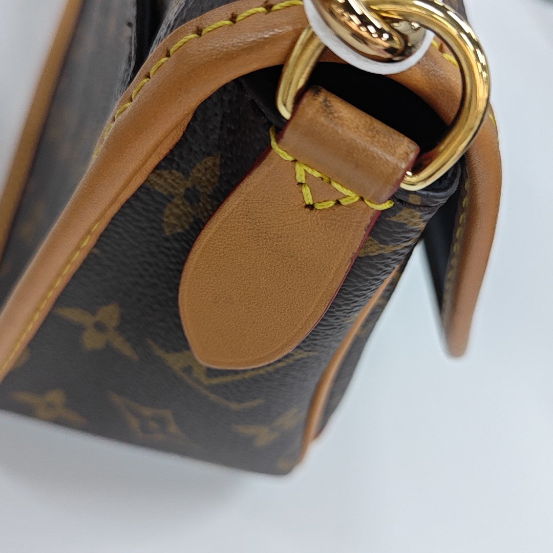DIANE Monogram Coated Canvas Brown