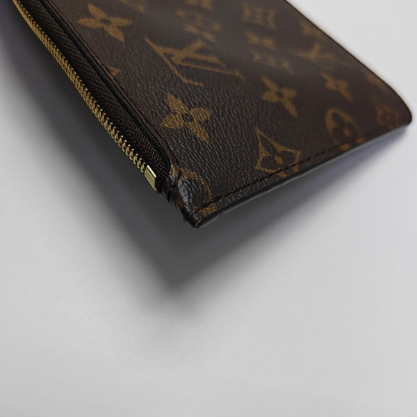 NEVERFULL MM Monogram Coated Canvas Brown