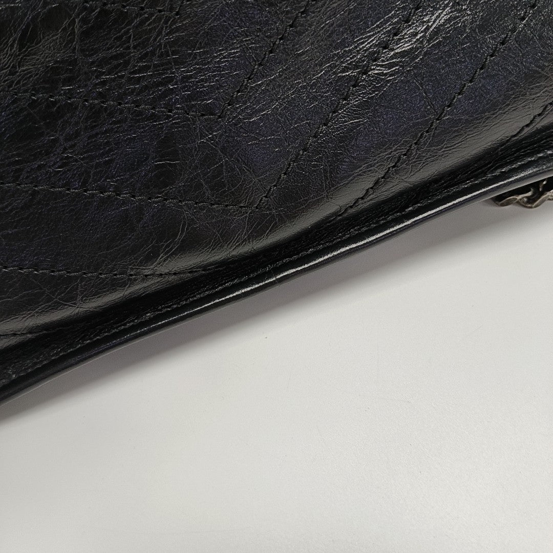 NIKI Medium Quilted Calfskin Black