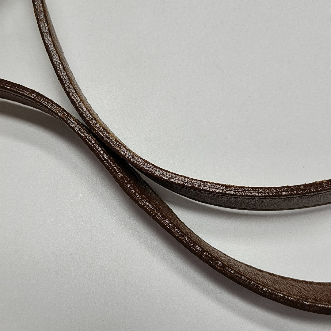 Calfskin Crossbody Bag Brown