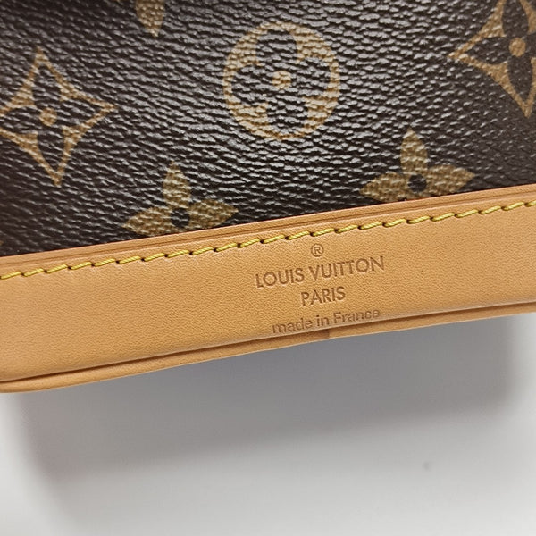 NOÉ Nano Monogram Coated Canvas Brown