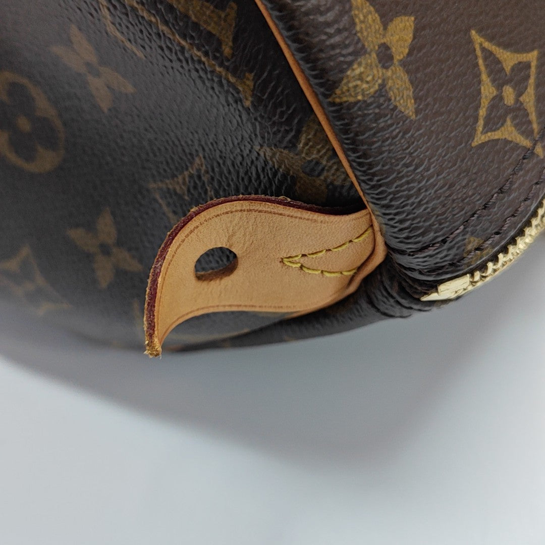 SPEEDY 30 Monogram Coated Canvas Brown