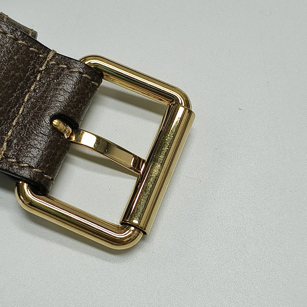 Lona revestida Monogram Ophidia Beige