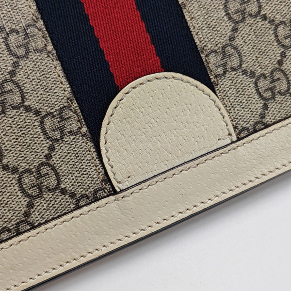 Ophidia Mini Monogram Coated Canvas Beige