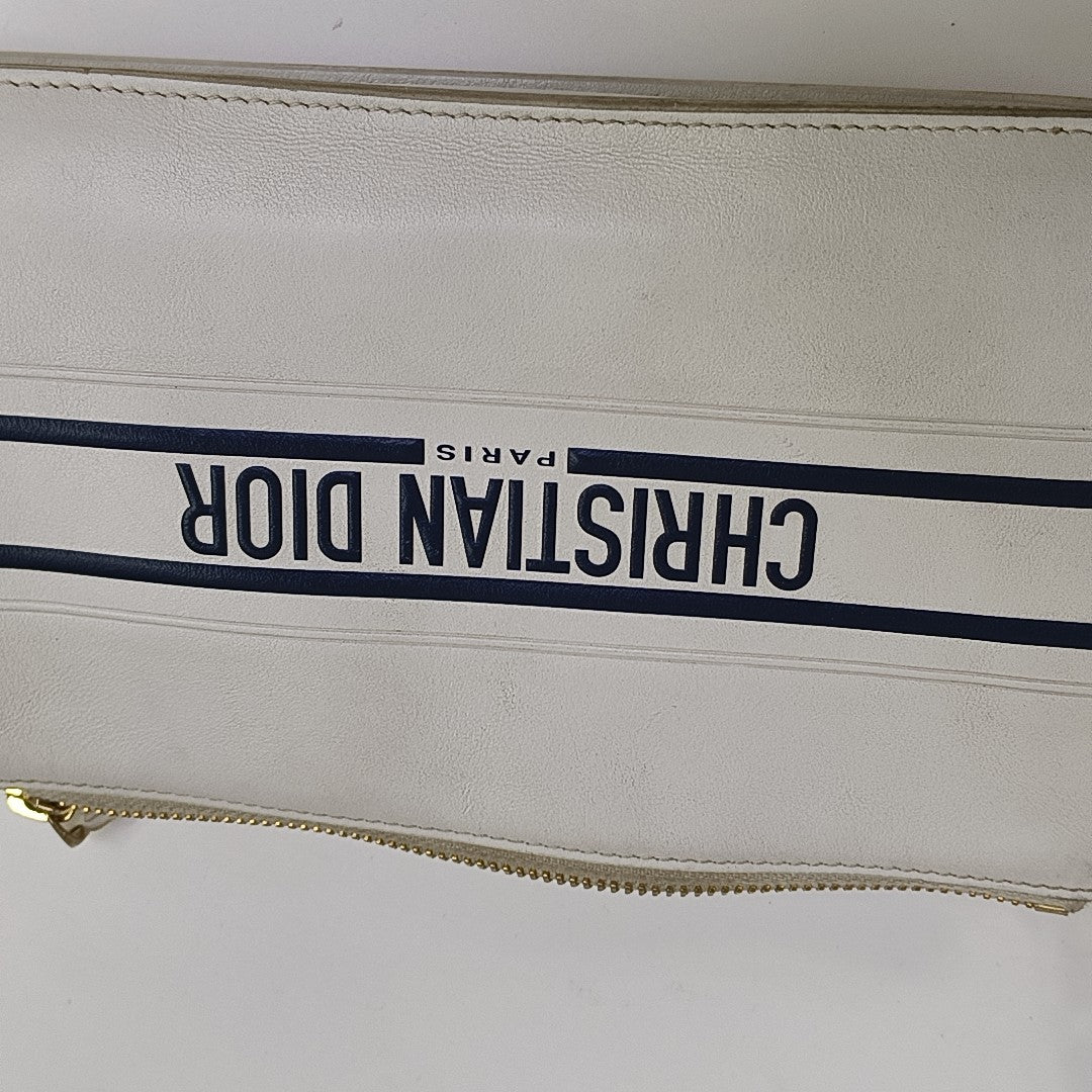 Calfskin Top Handle Bag White