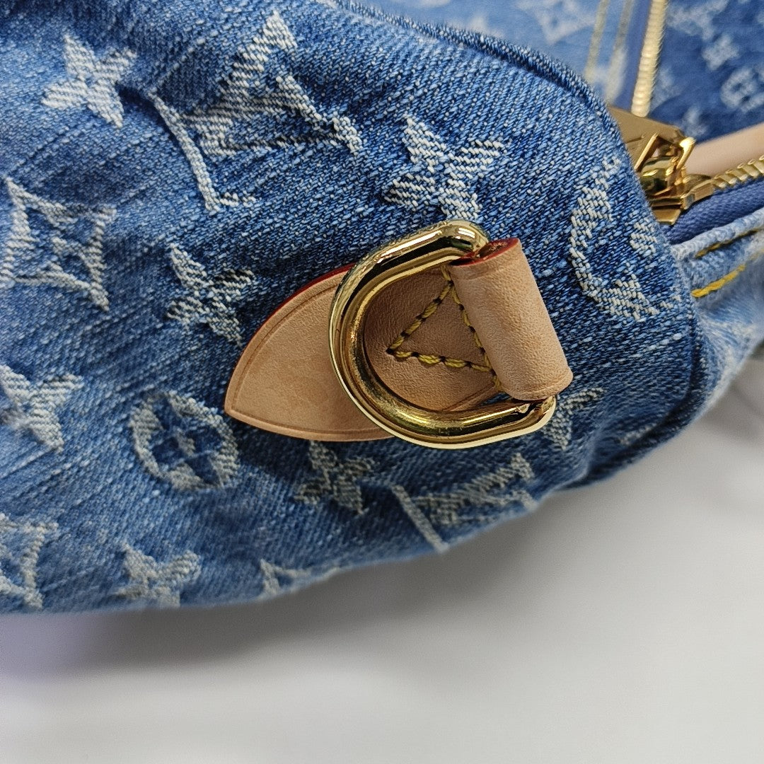 SPEEDY SOFT 30 Monogram Denim Blue