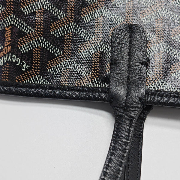 Anjou Mini Coated Canvas Black