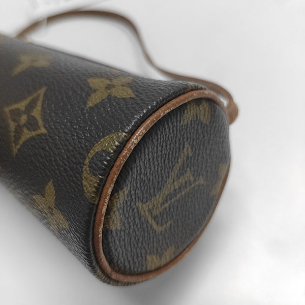 PAPILLON Mini Monogram Coated Canvas Brown