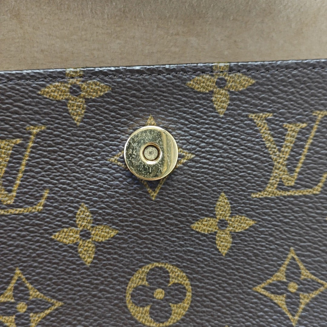 FLORENTINE Monogram Coated Canvas Brown