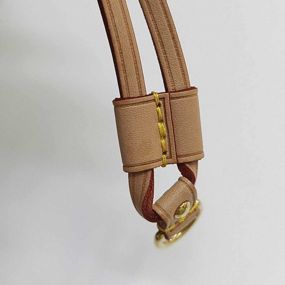 NEVERFULL MM Monogram Coated Canvas Brown