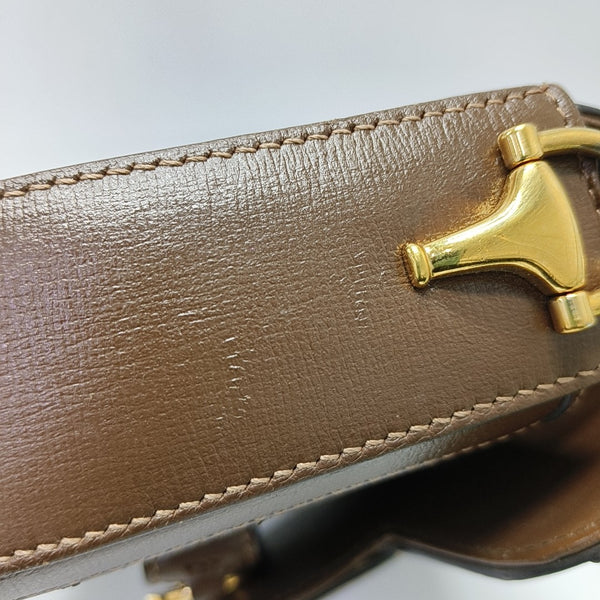 Horsebit 1955 Mini Coated Canvas Beige