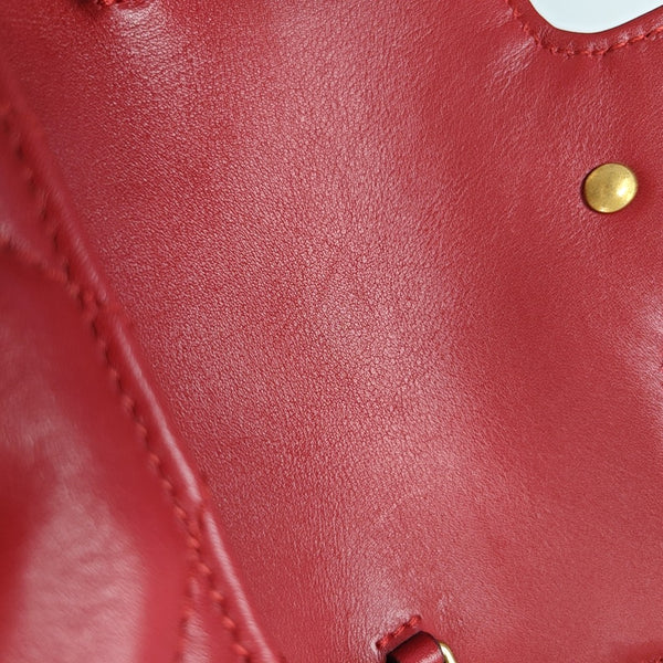 GG Marmont Mini Quilted Calfskin Red