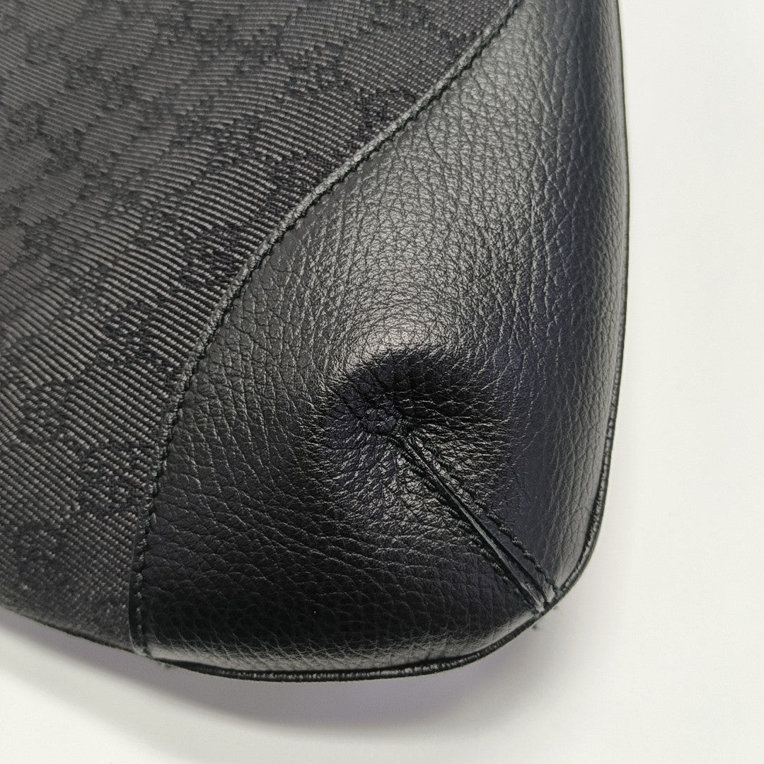 Monogram Canvas Top Handle Bag Black