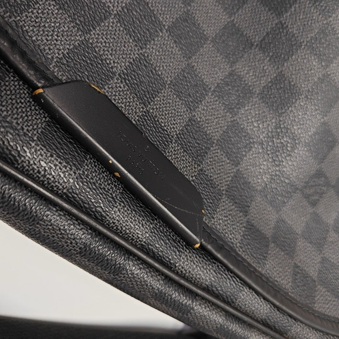 DANIEL Damier Graphite Coated Canvas Gray