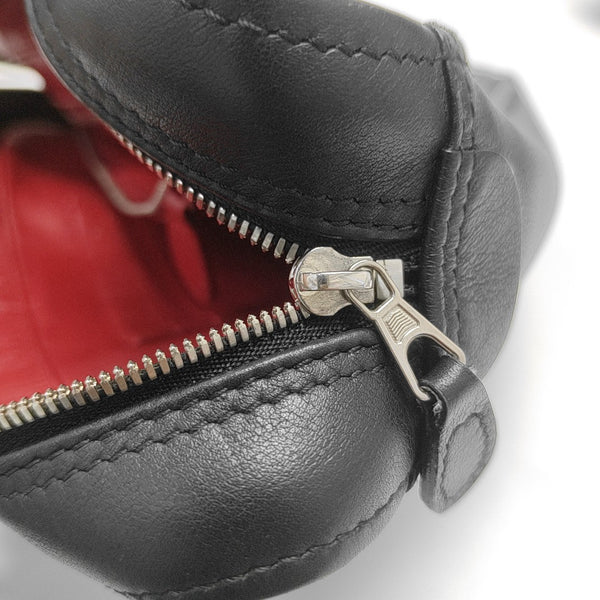 Triangle Calfskin Black