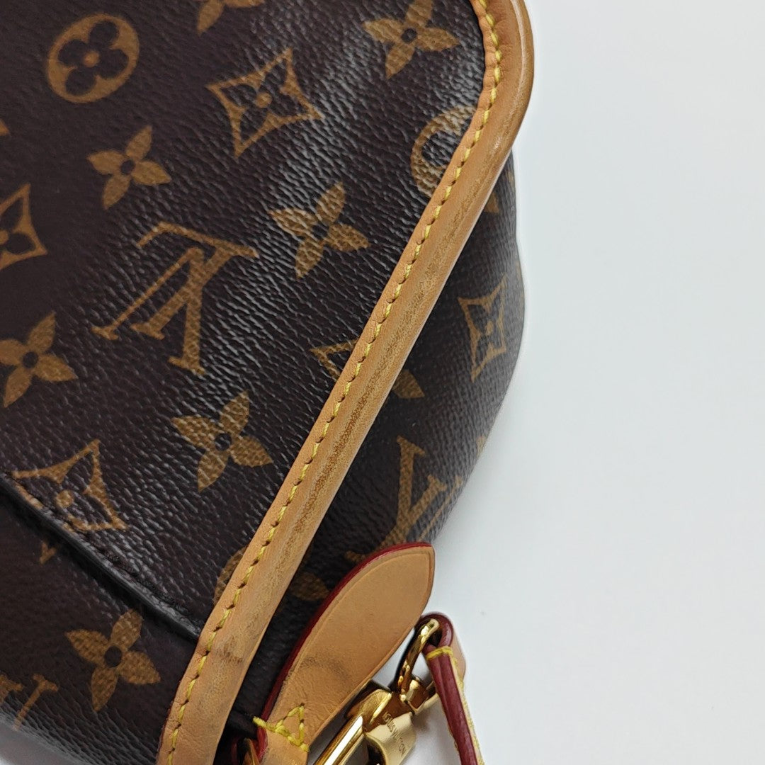 DIANE Monogram Coated Canvas Brown