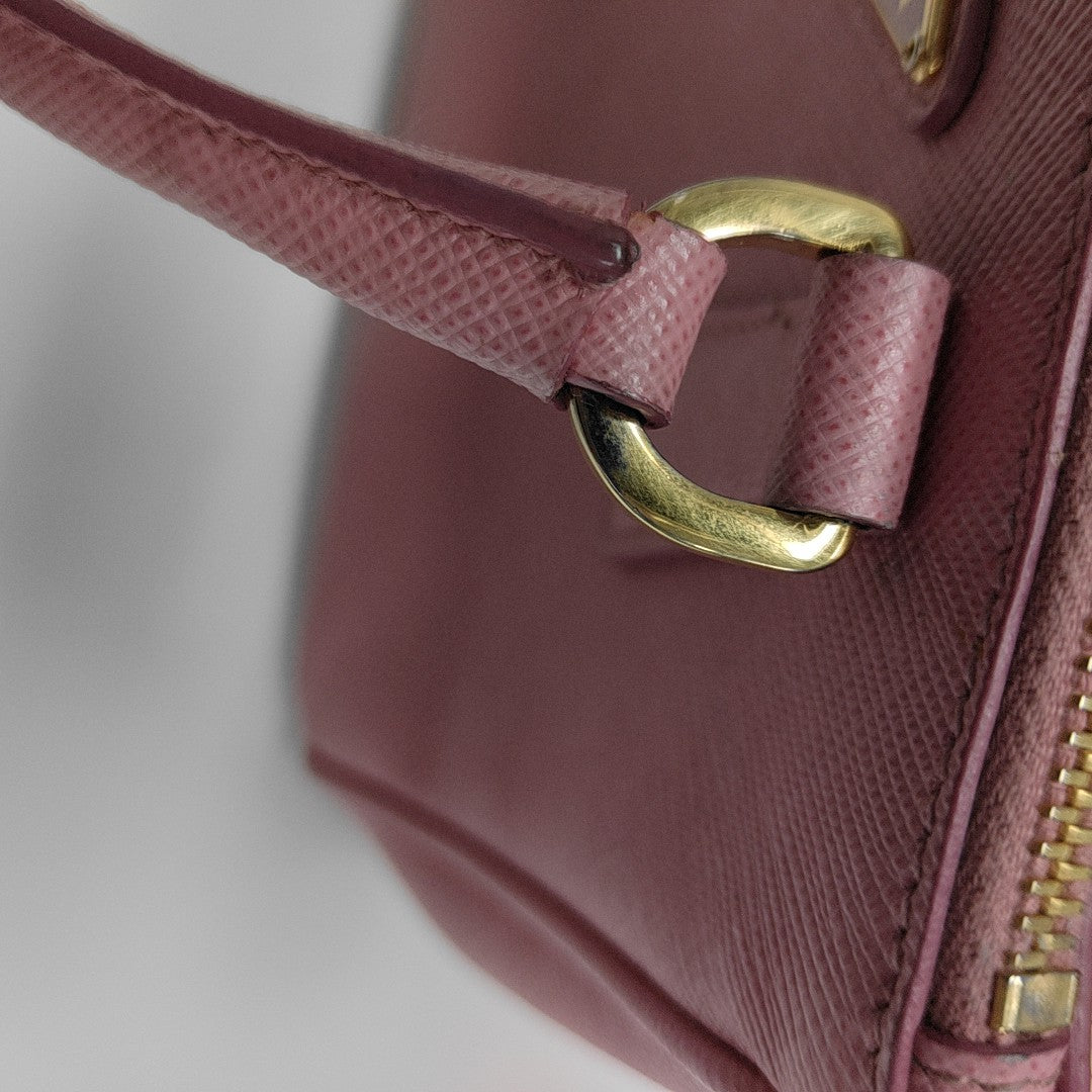 Galleria Super Mini Saffiano Calfskin Pink