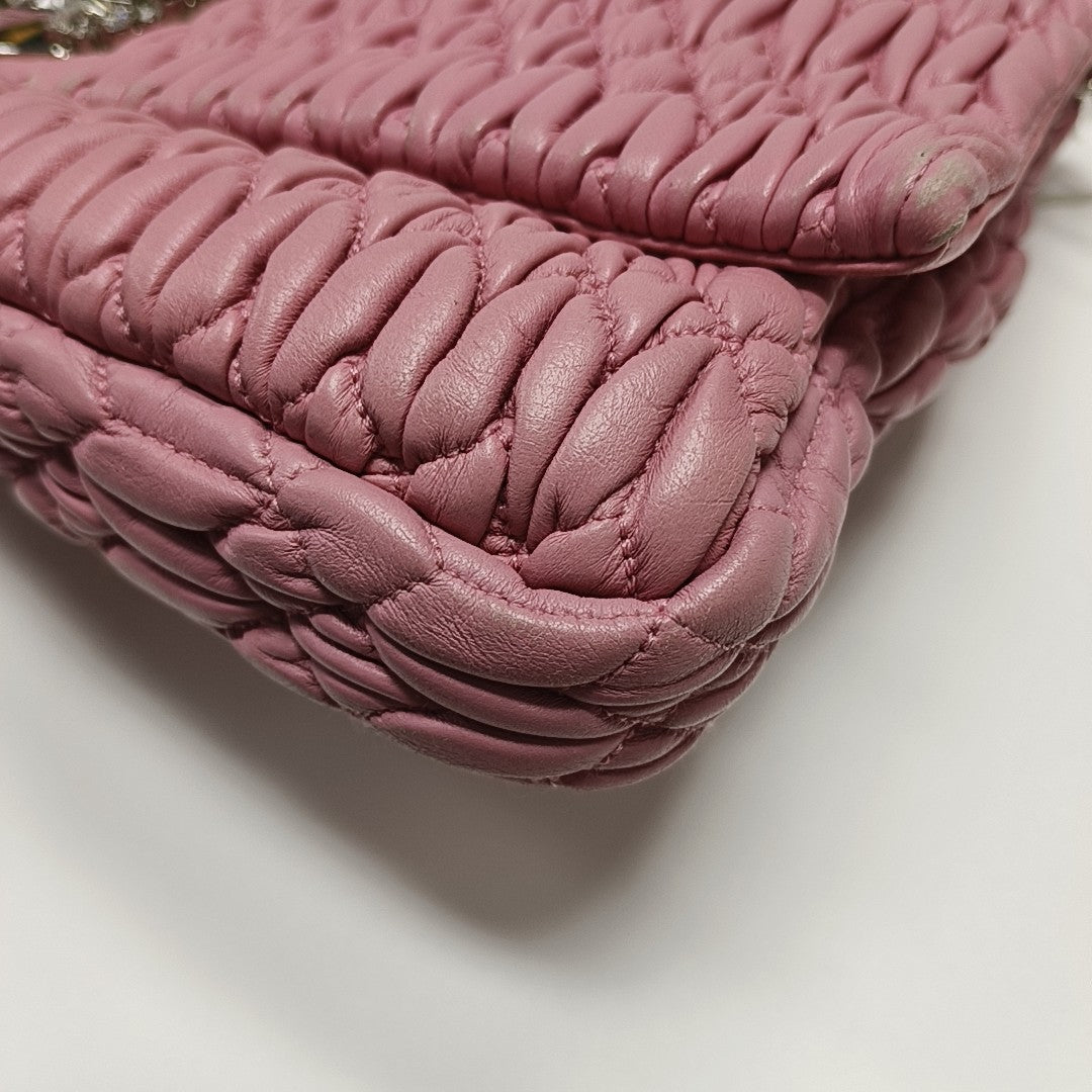 Crystal Lambskin Pink