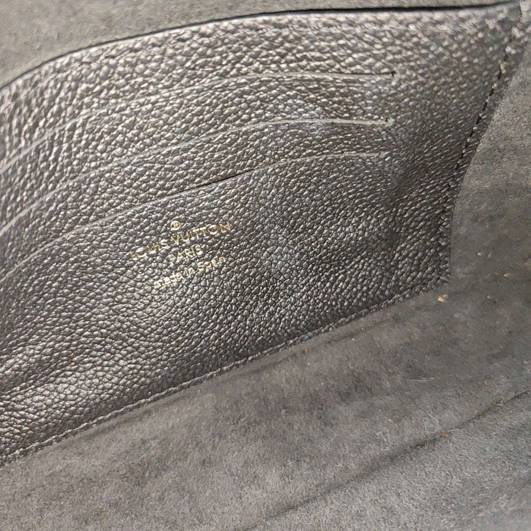 IVY Monogram Calfskin Black