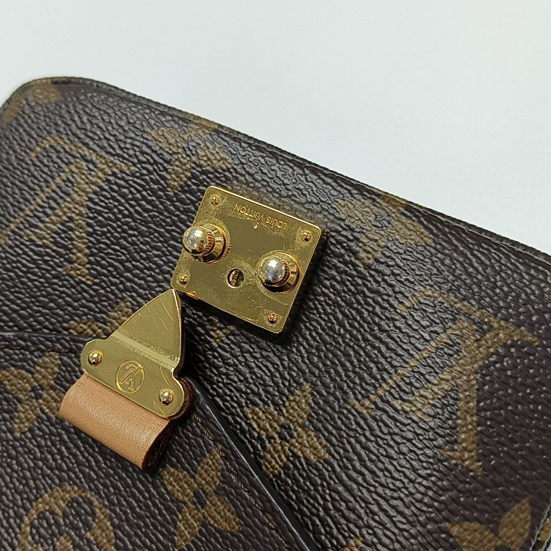 MÉTIS Micro Monogram Coated Canvas Brown