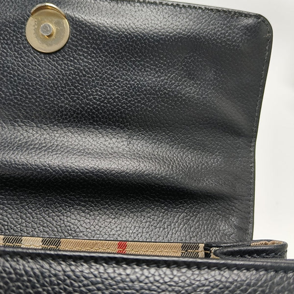 Calfskin Shoulder Bag Black
