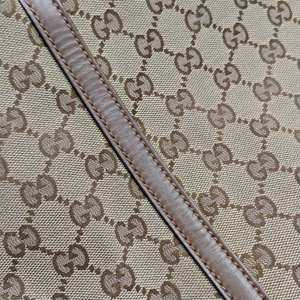Monogram Canvas Shoulder Bag Brown
