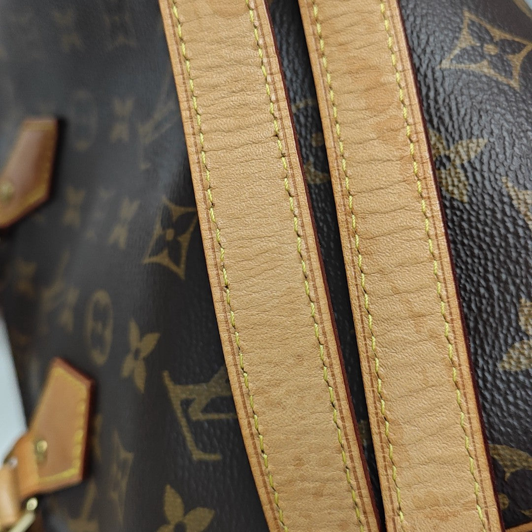 SPEEDY 25 Monogram Coated Canvas Brown