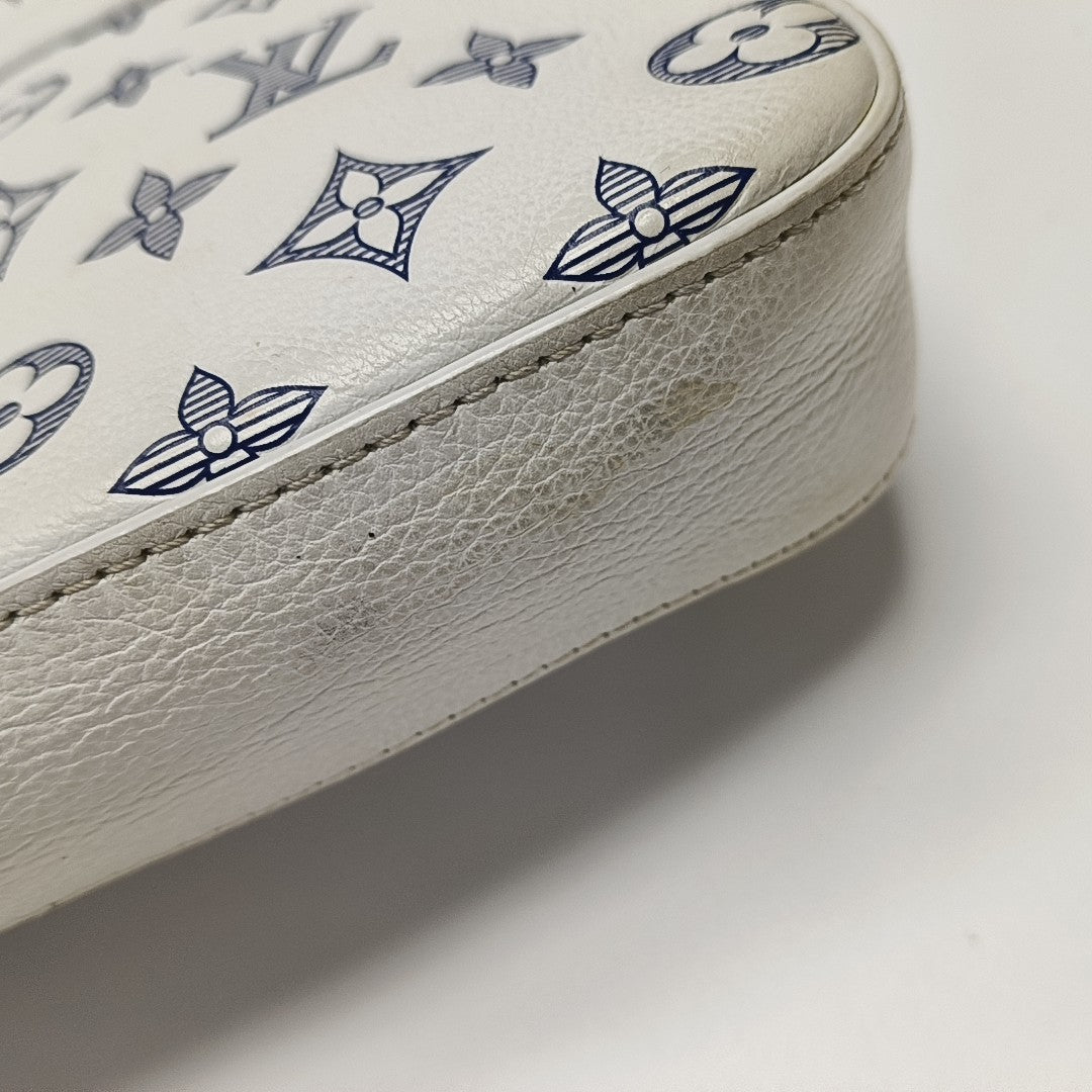 DUO Monogram Calfskin White