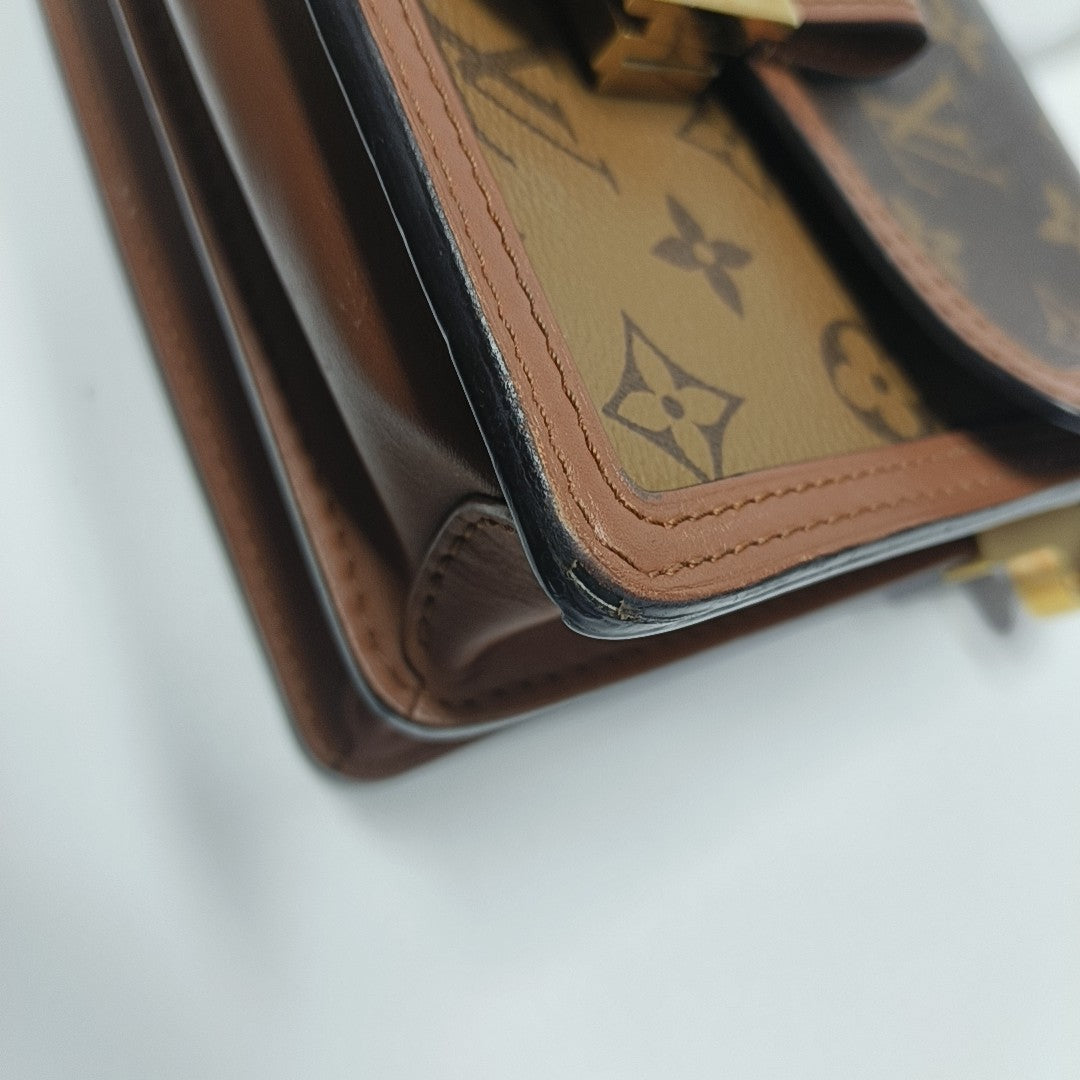 DAUPHINE Mini Coated Canvas Brown