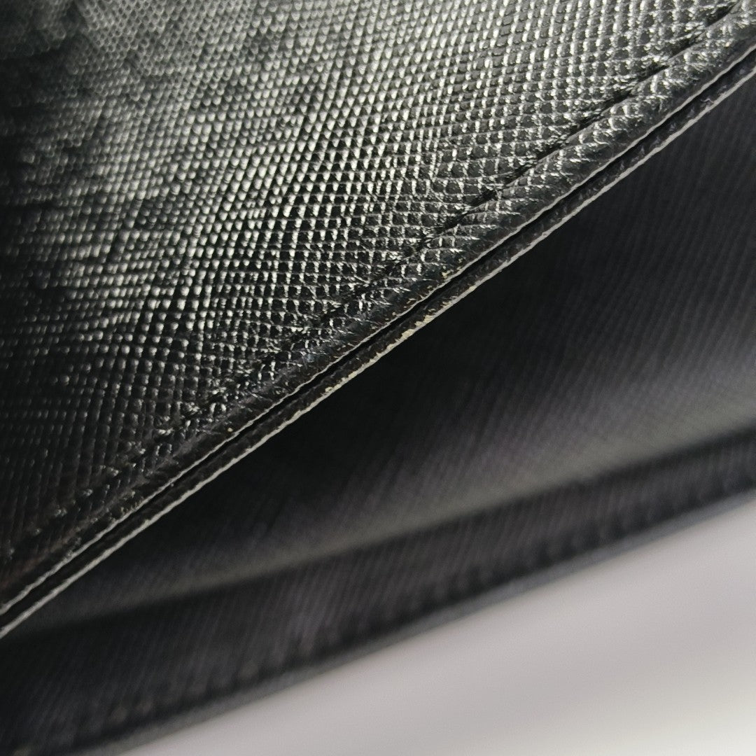 Calfskin Top Handle Bag Black