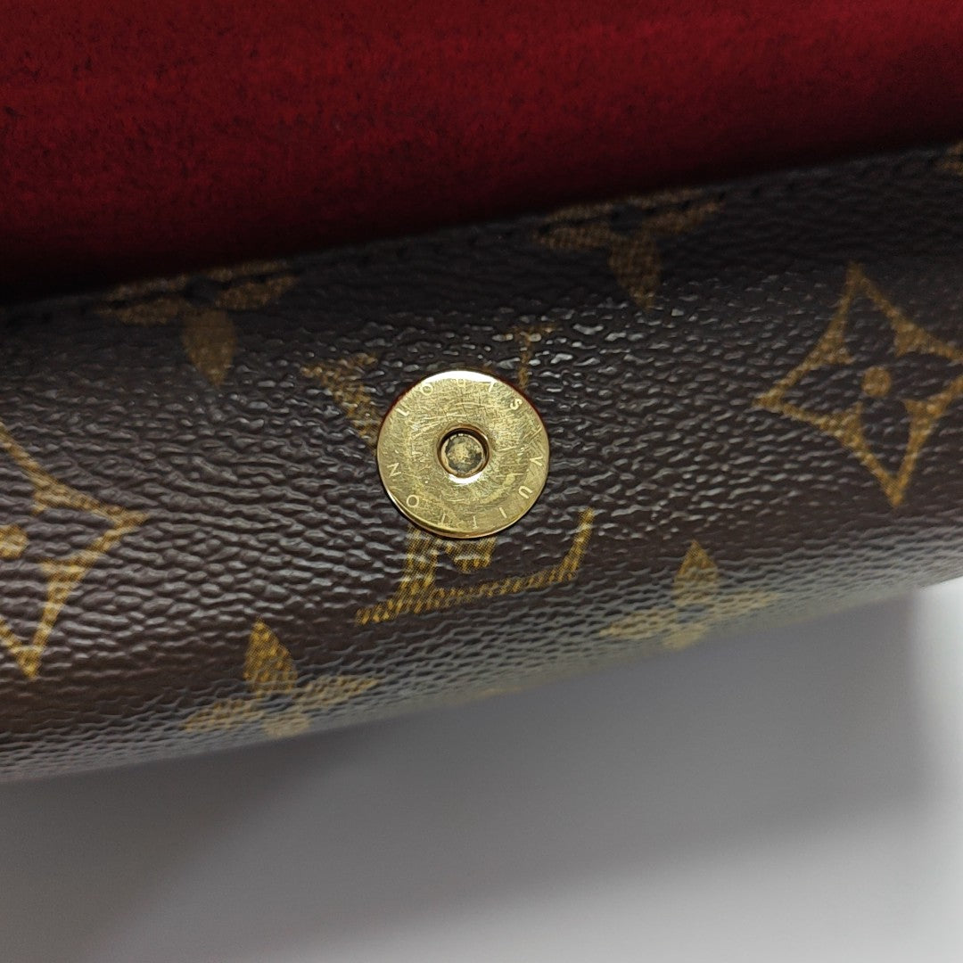 RECITAL Monogram Coated Canvas Brown