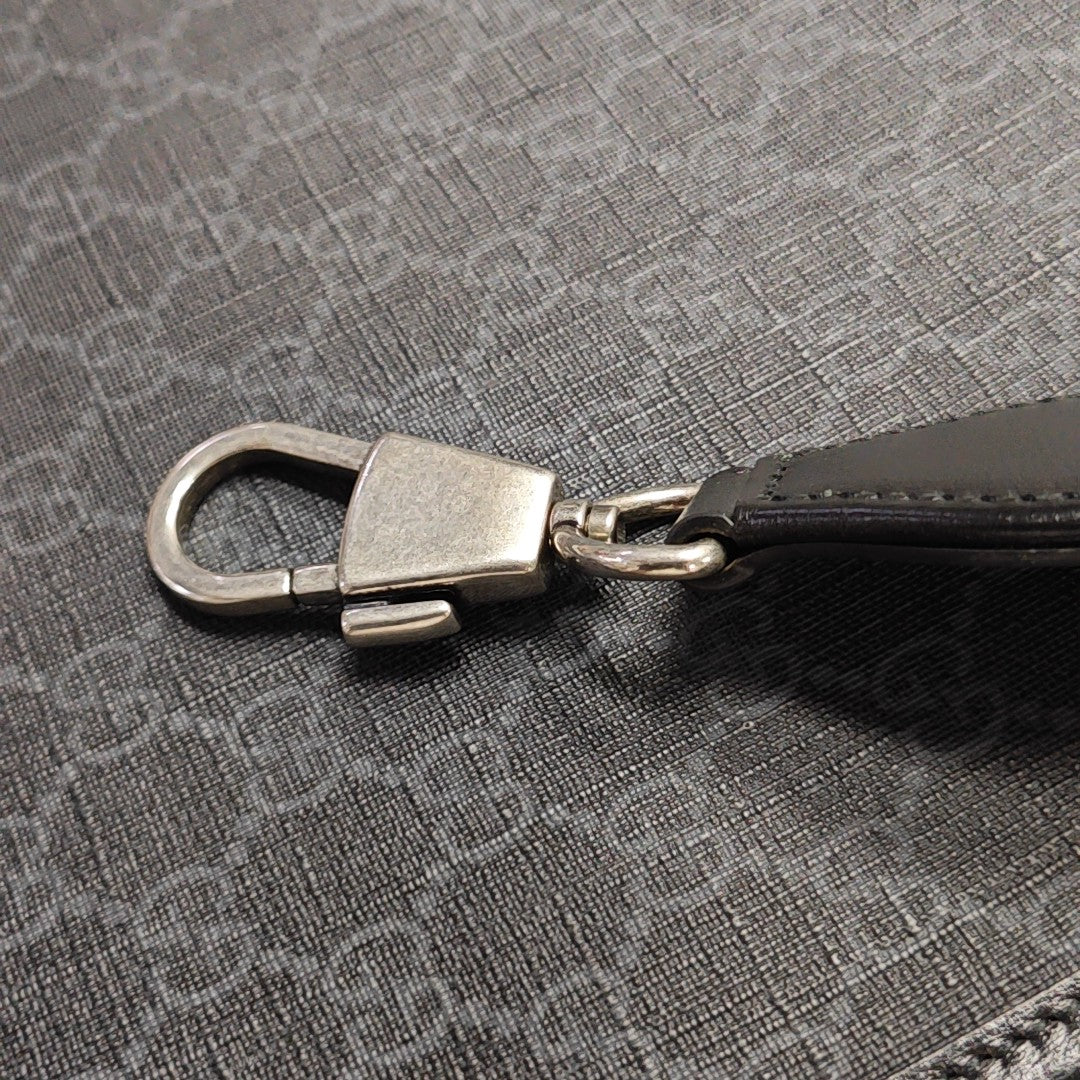 Retro Medium Monogram Coated Canvas Black