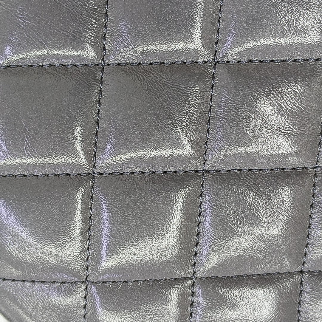 Quilted Lambskin Gray