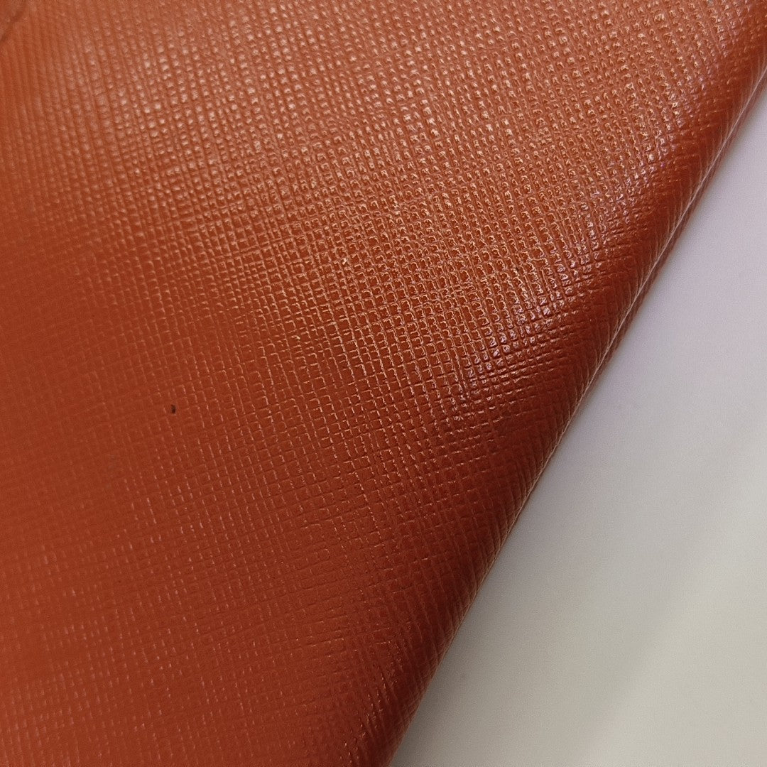 Vara Calfskin Orange Wallet