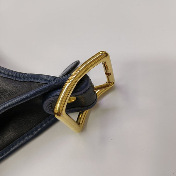 Calfskin Shoulder Bag Black