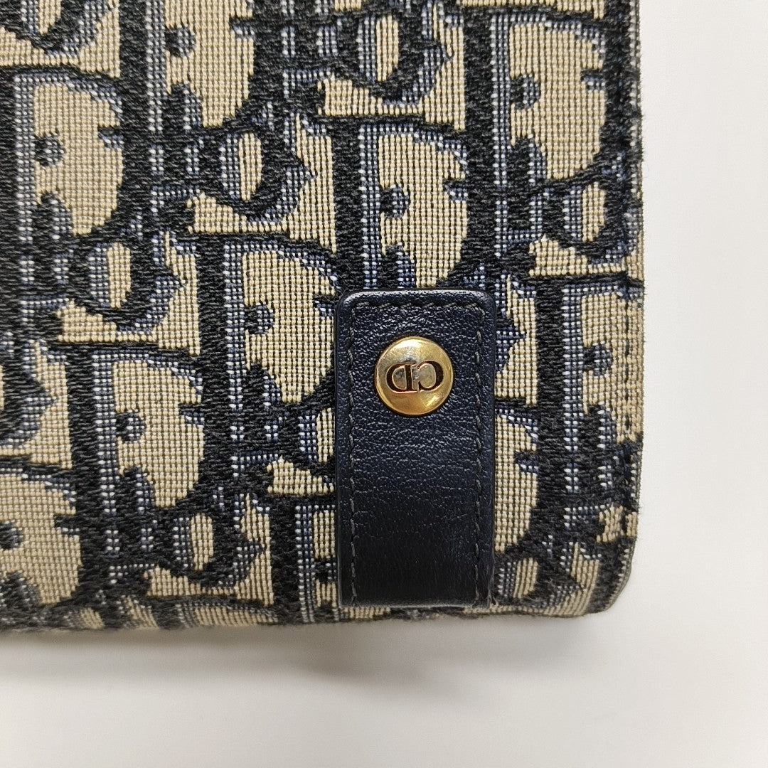 Saddle Mini Oblique Canvas Blue