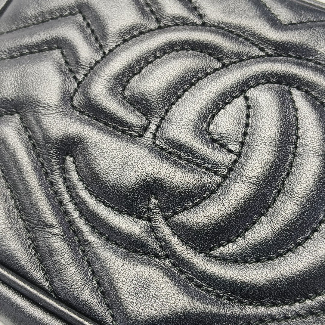 GG Marmont Mini Quilted Calfskin Black