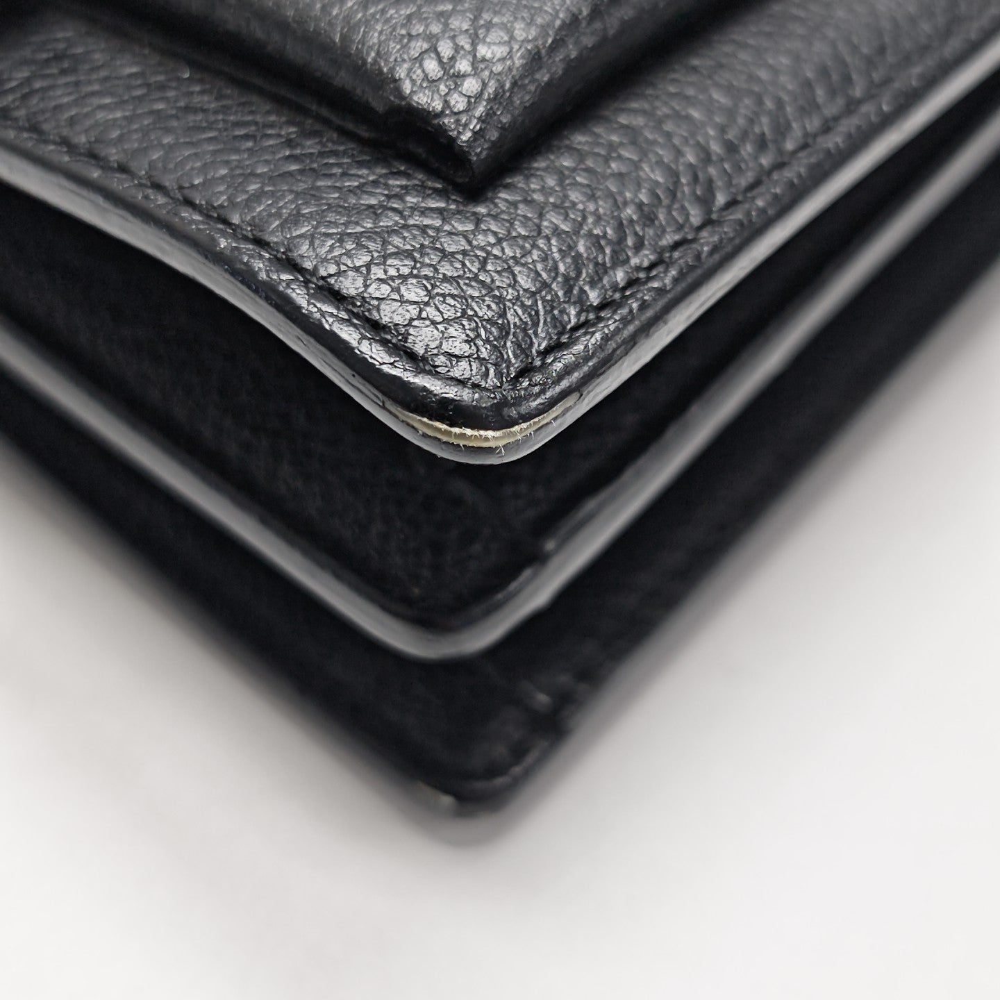 SUNSET Medium Calfskin Black